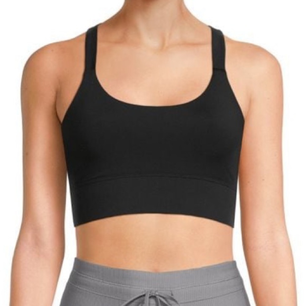 NWOT NATORI Black Impulse Racerback Sports Bra